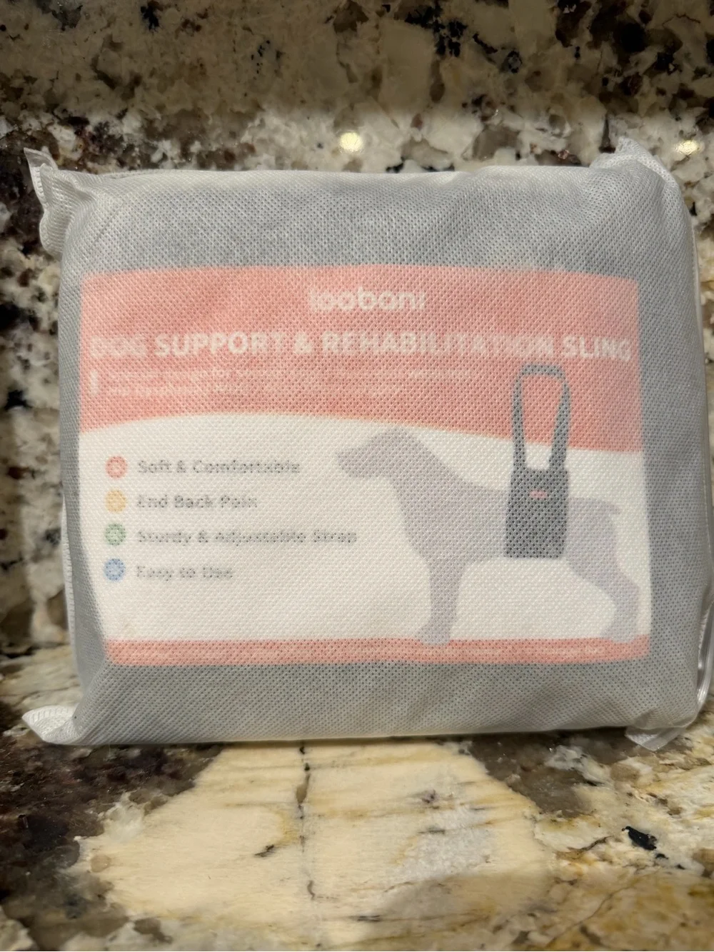 BNWT Sz L. Dog mobility sling for hind, rear leg assistance.